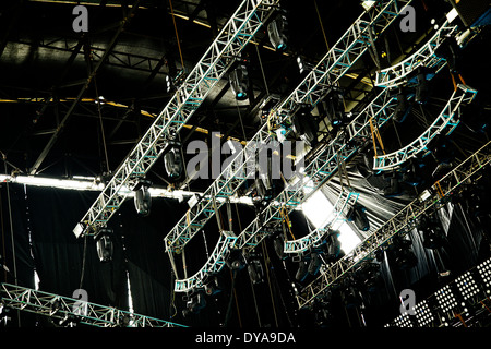 Cumbre Tajin stage Stock Photo