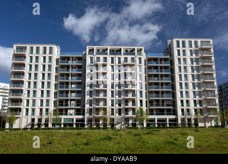 East Village apartment blocks (former Olympic Village), Stratford, London Stock Photo