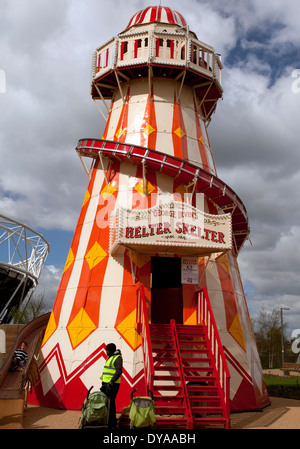 Helter skelter in Queen Elizabeth Olympic Park, London Stock Photo