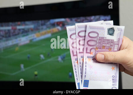 Football Bets Stock Photo