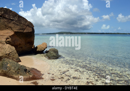 Tropical beach in Nukutapu islet, Wallis Island, Wallis and Futuna, South Pacific