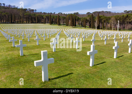 American 2nd World War Cemetery and Memorial, Falciani, Florence, Tuscany, Italy Stock Photo