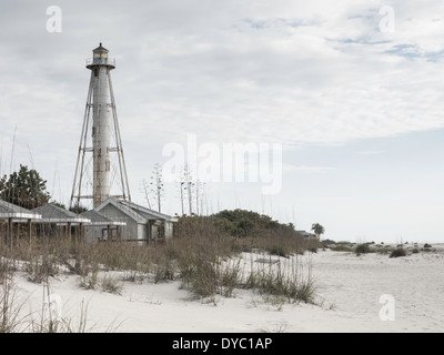 The Rear Range Light, Gasparilla Island, Fl, USA Stock Photo