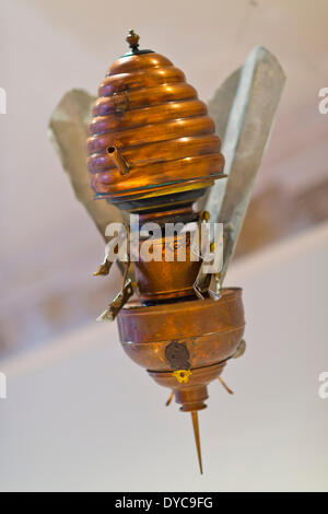 A giant bee exhibit in Bee Museum in 