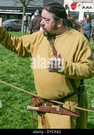 Viking Battle Re-enactment. Killaloe, Ireland Stock Photo