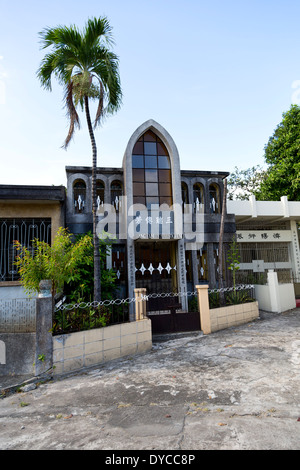 Typical Mausoleum on the Chinese Cemetery in Manila, Philippines Stock Photo