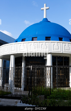 Typical Mausoleum on the Chinese Cemetery in Manila, Philippines Stock Photo