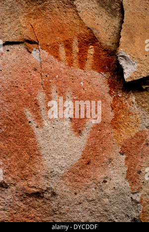 Cueva de las Manos del Rio Pinturas, Cave of the Hands, Patagonia, Province of Santa Cruz, Argentina Stock Photo