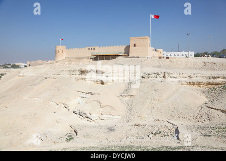 Historic Riffa fort in the Kingdom of Bahrain, Middle East Stock Photo