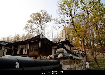 An ancestral shrine, Seoul, South Korea. Stock Photo