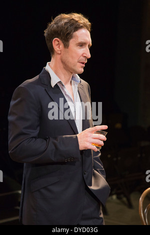 'Three Sisters' by Anton Chekhov  opens at the Southwark Playhouse, London, Paul McGann as Vershinin Stock Photo