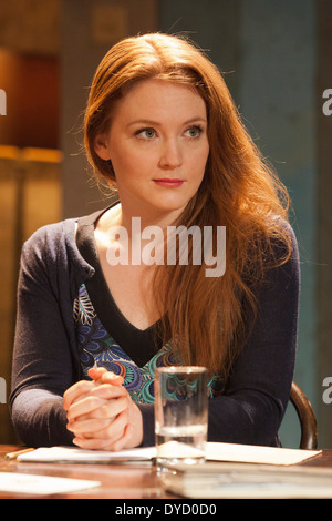 'Three Sisters' by Anton Chekhov  opens at the Southwark Playhouse, London, Olivia Hallinan as Olga Stock Photo