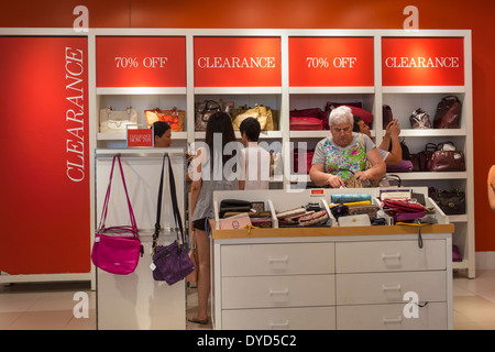 Orlando Florida,Orlando Premium Outlets International Drive,shopping shopper shoppers shop shops market markets marketplace buying selling,retail stor Stock Photo