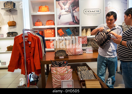 Orlando Florida,Orlando Premium Outlets International Drive,shopping shopper shoppers shop shops market markets marketplace buying selling,retail stor Stock Photo