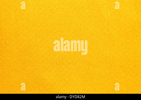 A close up of Yellow felt material background. Stock Photo