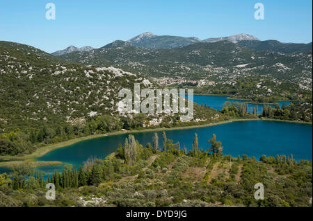 Bacina Lakes, Ploce, Dubrovnik-Neretva, Dalmatia, Croatia Stock Photo