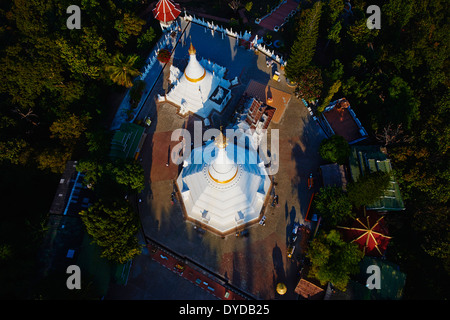 Thailand, Mae Hong Son, Wat Phra That Doi Kong Mu Stock Photo