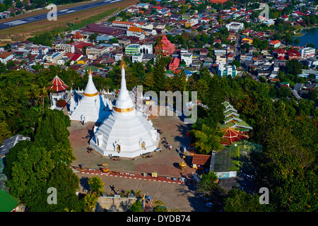 Thailand, Mae Hong Son, Wat Phra That Doi Kong Mu Stock Photo