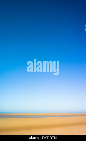 A deserted Norfolk beach. Stock Photo