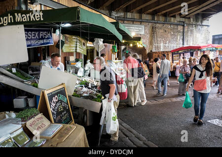 Borough Market in London. Stock Photo