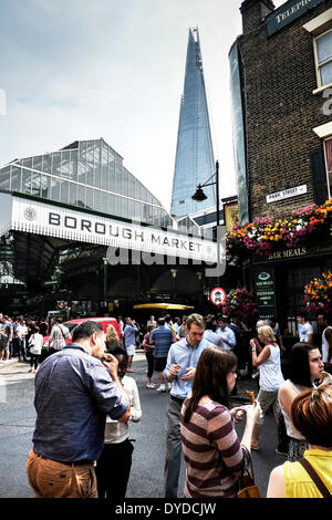 Borough Market in London. Stock Photo