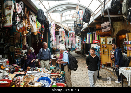 The market in the old city of Akko (Acre), Israel. Stock Photo