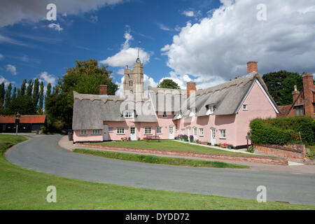 The picturesque village of Cavendish in Suffolk. Stock Photo