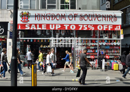 Kingdom of Souvenirs tourist souvenir shop. Stock Photo