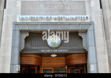 University of Westminster Law School in Little Titchfield Street. Stock Photo