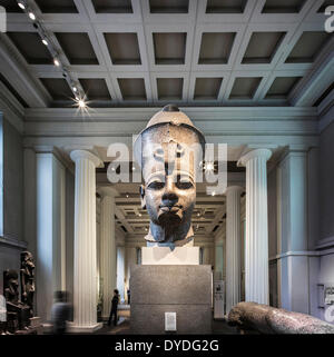 An Egyptian Pharaoh in the British Museum. Stock Photo