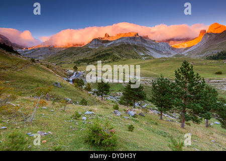 Aisa valley in the Parque Natural de los Valles Occidentales. Stock Photo