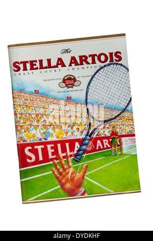 Programme for the 1997 Stella Artois Grass Court Tennis Championships at Queen's Club. Stock Photo