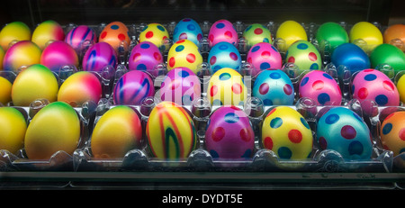 Painted easter eggs Stock Photo