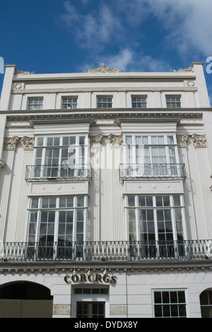 Buildings in Union Street at Ryde on the Isle of Wight Stock Photo