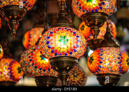 Hanging Ottoman Lanterns Stock Photo