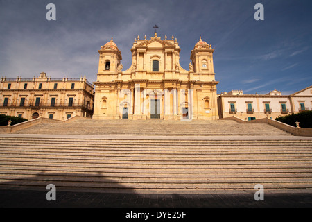 Noto cathedral, Sicily. Stock Photo