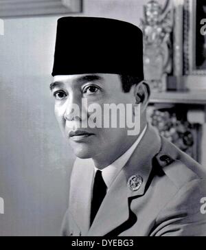 Ahmed Sukarno 1901-1970 was the first President of Indonesia from 1945-1967 Stock Photo