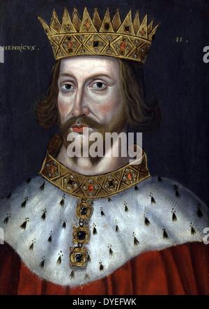 Portrait of King Henry II 1620 A.D. Stock Photo