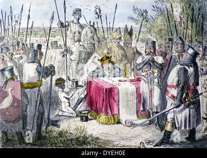 Magna Carta, 1215 Stock Photo: 134993482 - Alamy