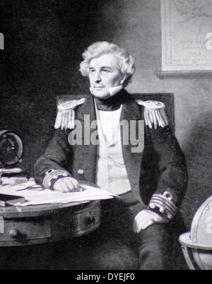 Sir James Clark Ross (15 April 1800 – 3 April 1862) was a British naval officer and explorer remembered today for his exploration of the Arctic with his uncle Sir John Ross and Sir William Parry and, in particular, his own expedition to Antarctica Stock Photo