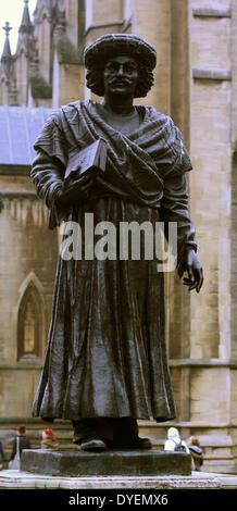 Statue near Bristol Cathedral, England depicting Raja Ram Mohan Roy ...