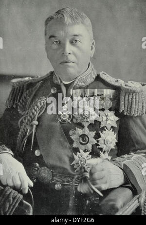 Admiral of the Fleet John Arbuthnot 'Jacky' Fisher, 1st Baron Fisher,1841 – 1920. British admiral known for his efforts at naval reform. He had a huge influence on the Royal Navy in a career spanning more than 60 years, starting in a navy of wooden sailing ships armed with muzzle-loading cannon and ending in one of steel-hulled battle cruisers, submarines and the first aircraft carriers. The argumentative, energetic, reform-minded Fisher is often considered the second most important figure in British naval history, after Lord Nelson. 1914 Stock Photo