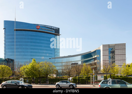 GSK House, the GlaxoSmithKline plc global company headquarters in Brentford, London, England, UK Stock Photo