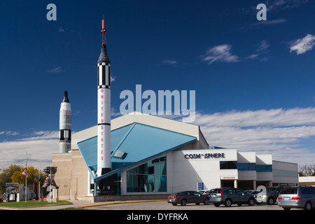 USA, Kansas, Hutchinson, Kansas Cosmosphere and Space Center exterior Stock Photo