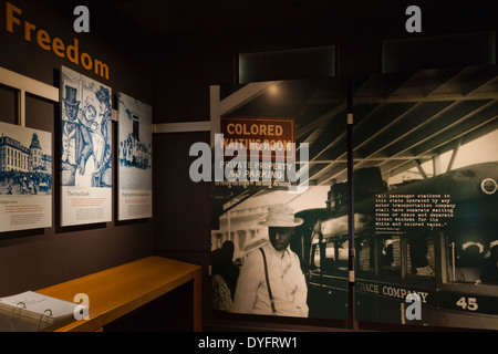 USA, Kansas, Topeka, Brown vs. Board of Education National Historic Site, site of school desegregation battles in 1957 Stock Photo