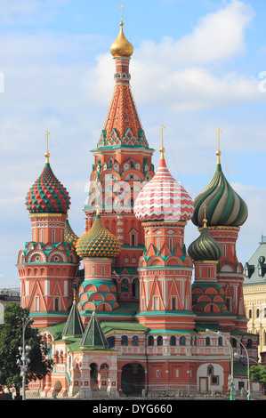 St. Basil Cathedral in Moscow, Russia Stock Photo