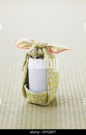 Japanese style wrapping cloth Stock Photo