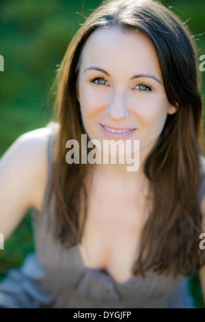 Portrait einer Frau, 30+ - portrait of a woman, 30+ Stock Photo