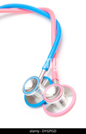 Medical stethoscopes isolated on a white studio background Stock Photo ...