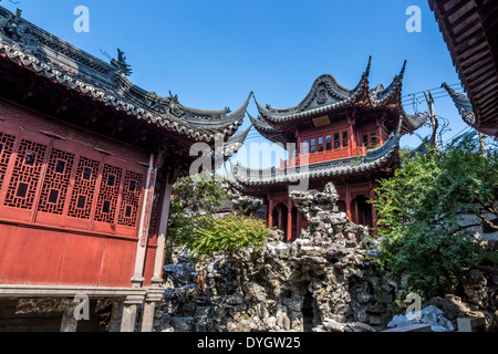 YuYuan Garden in Shanghai Yu Yuan Garden Bazaar China, Stock Photo